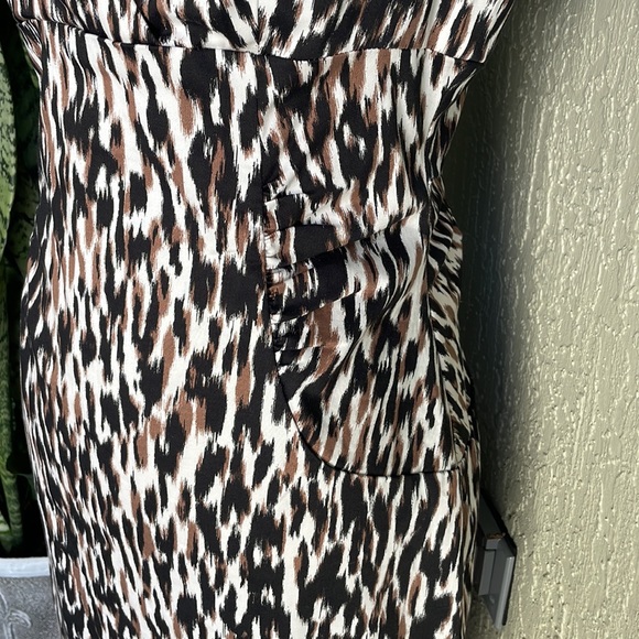 London Times geometric print dress - Picture 3 of 5